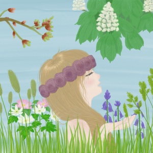 Maia goddess of spring, flowers, trees