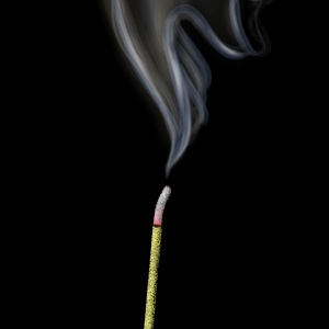 Incense, smoke, illustration