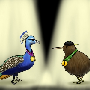 Peacock vs Kiwi